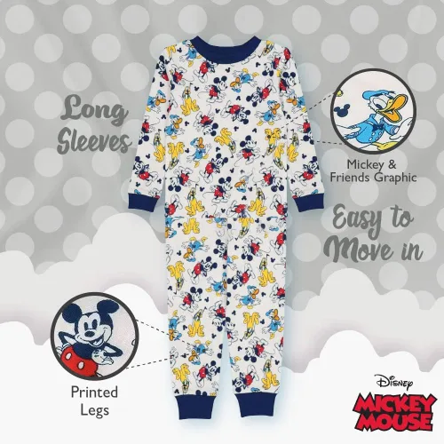 Miniatura 5 de Disney Boys' Mickey Mouse Snug Fit Cotton Pajamas