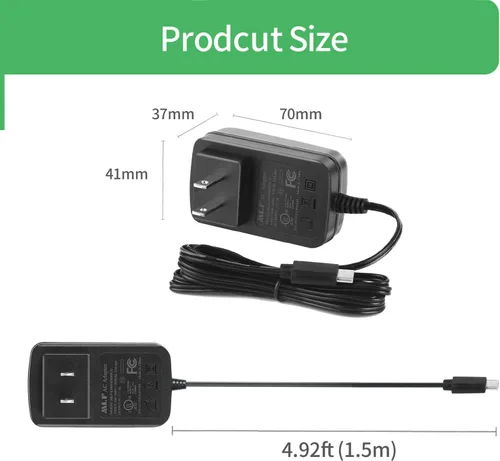 Miniatura 3 de 5V 3A USB C/Type-C Fuente de alimentación/Adaptador, Cable de alimentación de 5 voltios 3000mA Adaptador para Raspberry Pi 4 Modelo B 1GB/2GB/4GB