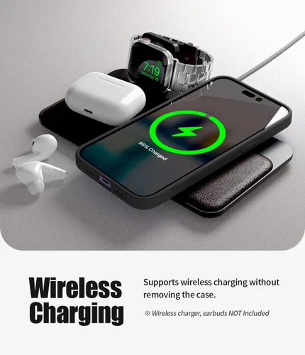 Miniatura 6 de GOOSPERY Funda de silicona líquida para iPhone 14 Pro Max