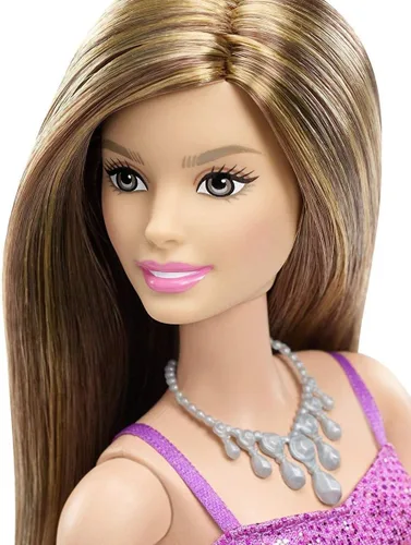 Miniatura 5 de Muñeca Barbie, vestido púrpura