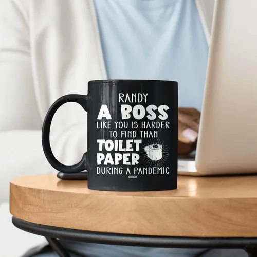 Miniatura 3 de CUBICER Taza de café de cerámica negra personalizada, tazas divertidas con refranes, regalos de Navidad para mujeres, gerentes, hombres y adultos