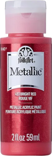 Miniatura 30 de FolkArt Pintura Acrílica Metálica para Manualidades, Fucsia Chispeante 60 ml Pintura Premium con Acabado Metálico, Perfecta para Aplicar Fácilmente