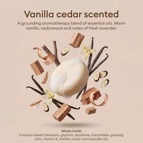Miniatura 5 de Vove Juego de barra de champú (2 barras + bolsa de almacenamiento), champú sólido sin sulfato para el crecimiento y la fuerza del cabello, proteína