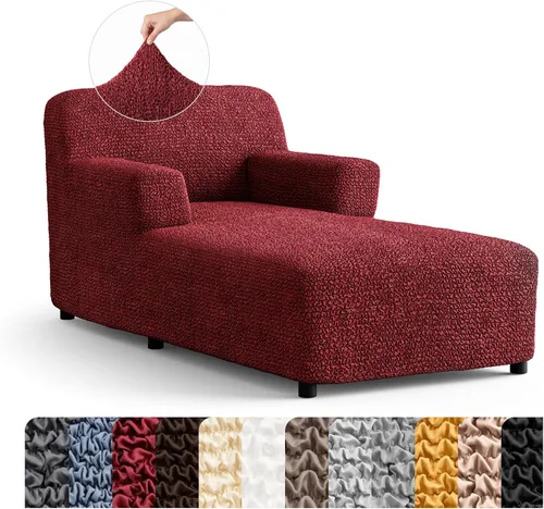 Miniatura 15 de PAULATO BY GA.I.CO. Funda para Silla de Tumbona Sin Brazos - Funda Deslizante para Silla de Tumbona - Funda para Sofá de Salón - Fundas Deslizantes