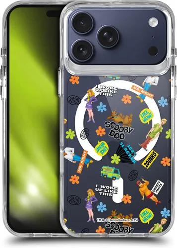 Miniatura 223 de Head Case Designs Funda con licencia oficial de Scooby-Doo Capture Character Art a prueba de golpes [protección de grado militar] compatible