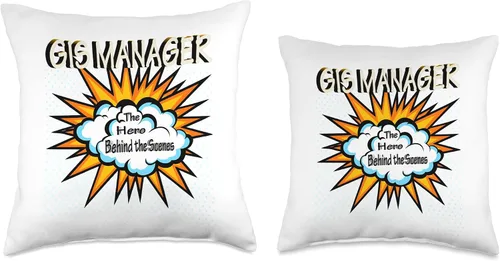 Miniatura 3 de GIS MANAGER Gifts GIS Manager-Funny Hero Job - Almohada (16 x 16 pulgadas), multicolor
