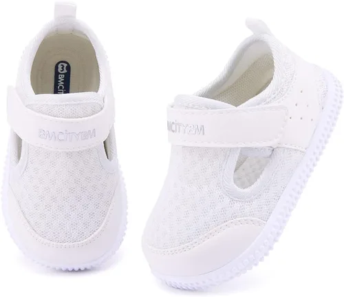 Miniatura 26 de BMCiTYBM Zapatos de bebé para niños pequeños, zapatillas de malla transpirable antideslizantes
