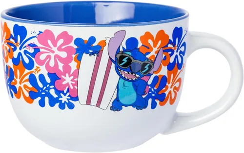 Miniatura 18 de Silver Buffalo Lilo and Stitch With Scrump Ohana Means Family - Juego de cucharas de cerámica para sopa, 24 onzas Lilo & Stitch: Ohana Means Family