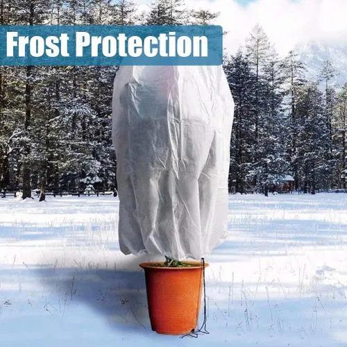 Miniatura 5 de Agfabric Warm Worth Frost Blanket - Chaqueta para arbustos de 0.95 oz 84" x 72", cubierta rectangular para plantas para protección contra heladas