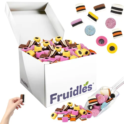 Miniatura 13 de Fruidles Gomitas de Regaliz Allsorts de Estilo Inglés, Dulces Allsorts, Sin OGM (1 Libra)