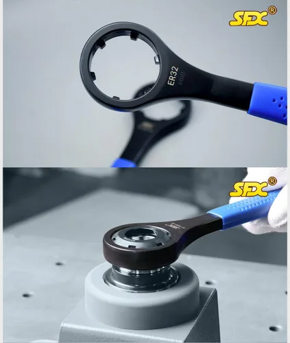 Miniatura 5 de SFX US STOCK ER40 TUERCA Llave ER40UM Llave Collet Chuck Tipo Integral Llave ER40UM Llave