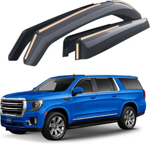 Miniatura 16 de Goodyear - Deflectores de ventana inastillables de canal para Ford Escape 2020-2026, protectores para la lluvia, viseras para la ventana del auto