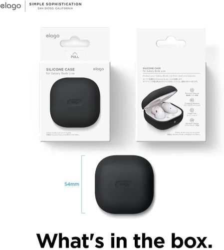 Miniatura 9 de elago Funda de silicona compatible con Samsung Galaxy Buds FE Case (2023) / Galaxy Buds 2 Pro (2022) / Galaxy Buds 2 Case (2021) / Galaxy Buds Pro