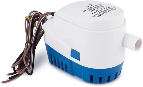 Miniatura 5 de Dontmiss Bomba de sentina sumergible automática para lancha pequeña, 12 V, 750 gph automática con interruptor de flotador, filtro a presión de 3/4