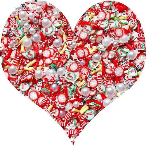 Miniatura 22 de Chispitas Falsas Chispitas Falsas de Navidad Chispitas Falsas de Caramelo Chispitas de Arcilla Polimérica Chispitas Poliméricas Rebanadas de Arcilla