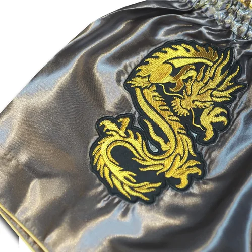 Miniatura 3 de SIAMKICK Pantalones cortos retro de Muay Thai para hombres y mujeres, boxeo, kickboxing, alto grado, MMA, ropa de entrenamiento