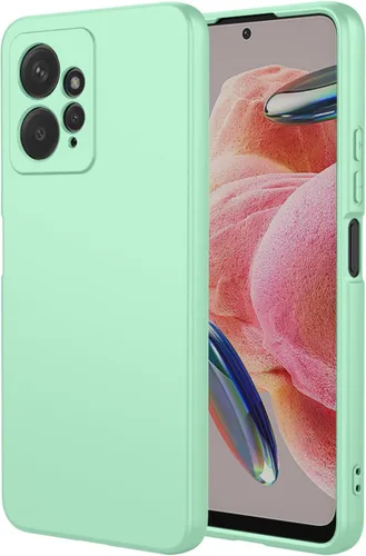 Miniatura 9 de Funda para Xiaomi Redmi Note 12 4G, funda de silicona líquida, forro de microfibra antiarañazos suave a prueba de golpes compatible con Xiaomi Redmi