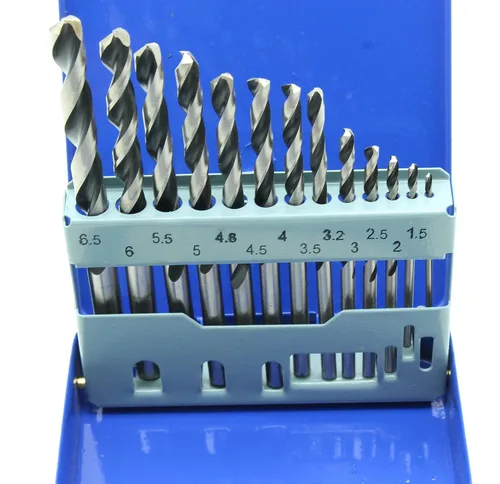 Miniatura 8 de TMAX Juego de 10 brocas Jobber de cobalto de 1/8 pulgadas, M35 de acero de alta velocidad de longitud para metal endurecido, acero inoxidable