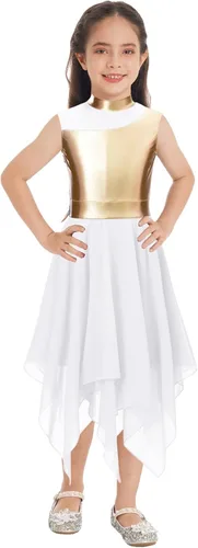 Miniatura 3 de Vestido de baile lírico para niñas y niñas, disfraz de celebración litúrgica, bata de iglesia