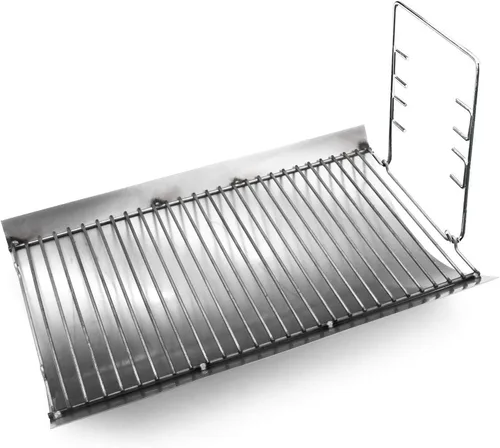 Miniatura 4 de Hongso Colgador de rejilla de fuego de 14 7/8 pulgadas y bandeja de goteo de cenizas para uso con parrilla Char-Griller 5030 de 2 quemadores de gas