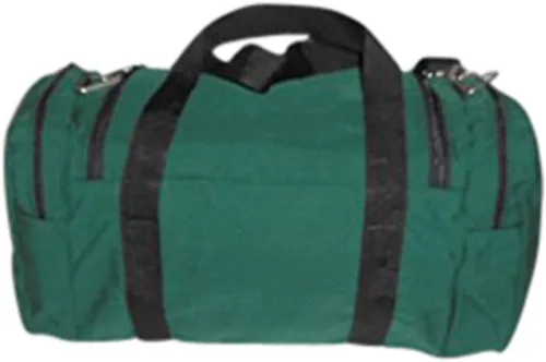 Miniatura 8 de Bolsa de lona triple grande con apertura en U, bolsillo frontal y dos compartimentos laterales, perfecta bolsa de cabina fabricada en Estados Unidos.