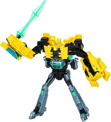 Miniatura 13 de Transformers EarthSpark Cyber-Combiner Bumblebee and Malto Robot Figuras de acción, juguetes interactivos para niños y niñas a partir de 6 años