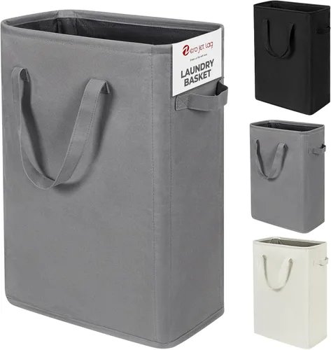 Miniatura 15 de Cesta para la ropa sucia delgada con asas, cesta plegable para la ropa sucia, bolsa estrecha para ropa sucia, cesta plegable para ropa sucia, 45