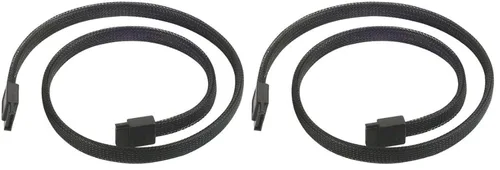 Miniatura 2 de Silverstone Tek Cable SATA III de 180 grados con mecanismo de bloqueo antiarañazos (CP07)