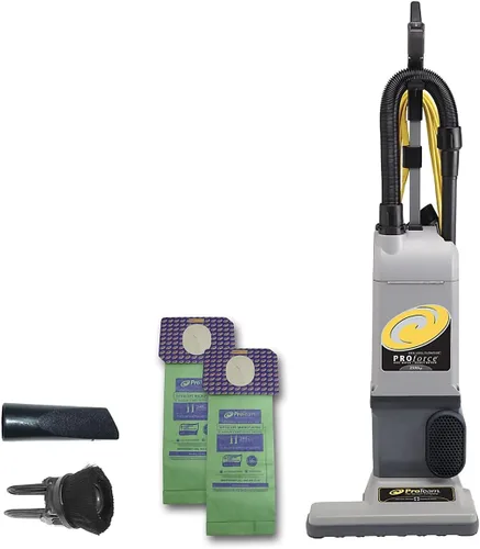 Miniatura 9 de Aspiradora Comercial ProForce 1200XP de Servicio Pesado de 12 Pulgadas con Doble Motor con Bolsa, Filtración ProLevel y Medios HEPA - Para