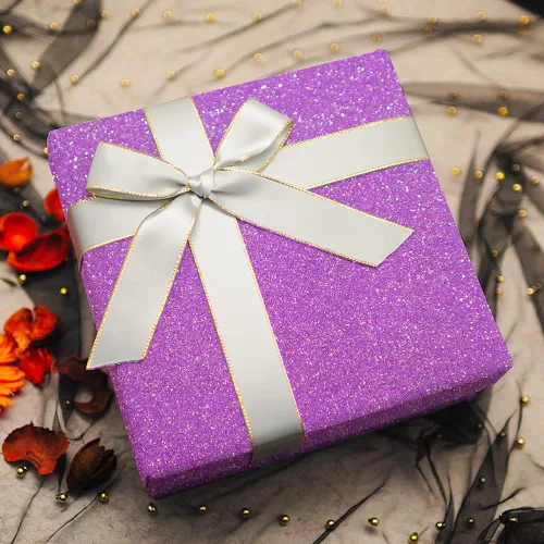 Miniatura 7 de Kitico Papel tapiz morado con purpurina para despegar y pegar, autoadhesivo, decorativo, decoración de bricolaje, 17.7 x 118.1 pulgadas Púrpura