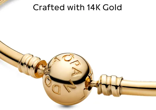 Miniatura 14 de Pandora Moments - Brazalete con cierre de bola para mujer, dijes compatibles con momentos, pulsera con dijes