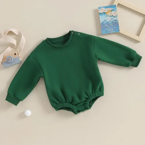 Miniatura 3 de Ehfomius Sudadera de gran tamaño para bebé niño y niña, suéter grueso de manga larga, suéter sin botones, ropa cálida de invierno