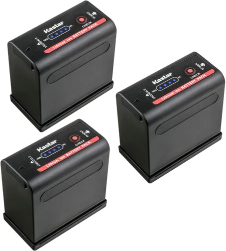 Miniatura 6 de Kastar Paquete de 1 batería BP-980GPRO de 7.4 V 8700 mAh de repuesto para Canon EOS C100 Mark II, EOS C300, EOS C300 PL, EOS C500, EOS C500 PL