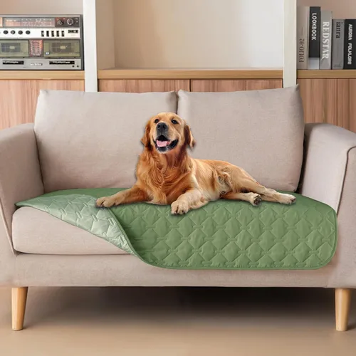 Miniatura 73 de gogobunny Manta 100% Impermeable de Doble Cara para Perros, Cubierta Suave para Cama de Mascotas, Reversible, Protege Muebles, Sillón, Sofá, Coche