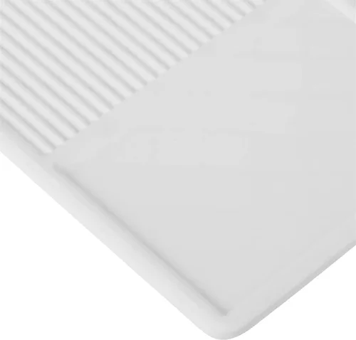 Miniatura 8 de iDesign The Sarah Tanno Collection Tapete de silicona resistente al calor para organizadores de cajones cosméticos, color blanco