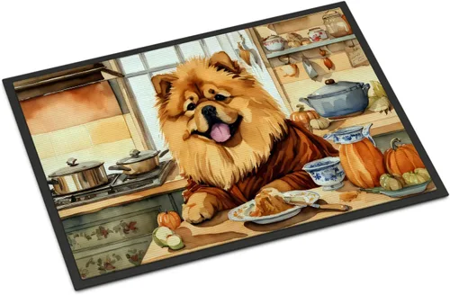 Miniatura 81 de Caroline's Treasures DAC1720MAT Affenpinscher - Tapete de otoño para cocina, con calabazas, 18 x 27 pulgadas, tapete para puerta delantera