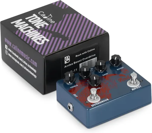 Miniatura 6 de Caline DCP-11 Andes Boost Overdrive Pedal de efecto dual para guitarra