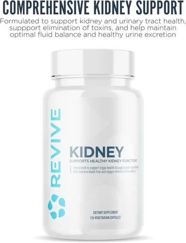 Miniatura 3 de Revive MD Suplemento de apoyo renal para hombres y mujeres – Cápsulas de limpieza y desintoxicación renal para la salud y función general – Apto