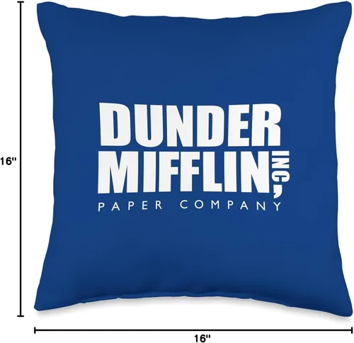 Miniatura 4 de NBC The Office Dunder Mifflin - Cojín (16.0 x 16.0 in), multicolor