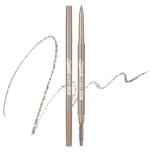Miniatura 12 de PERIPERA Speedy Skinny Brow (09 Taupe Brown), lápiz de cejas preciso de 1.5mm, tonos de punta fina de doble cara, define y rellena maquillaje de 09