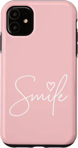 Miniatura 8 de Linda funda de sonrisa rosa claro para iPhone 17