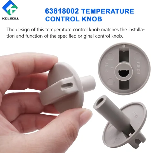 Miniatura 6 de KOLEOOL 2 piezas de reemplazo de perilla de control de temperatura 63818002 para TPI63818002