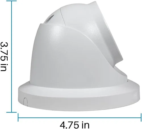 Miniatura 2 de R-Tech Cámara para exteriores TVI de 1080p, luz dual inteligente de 2 MP y visión nocturna a todo color, cámara de seguridad ocular 4 en 1