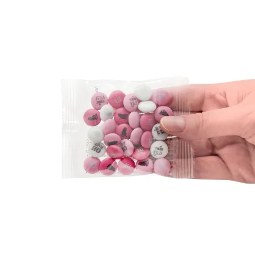 Miniatura 8 de M&M’S World Favors de Chocolate al Leche para Niñas, 20 Paquetes de 0.75oz cada uno con M&M’S Rosados y Blancos para Fiestas de Revelación
