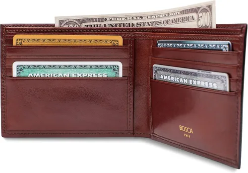Miniatura 5 de Bosca Cartera de 8 bolsillos para hombre en piel vieja - RFID