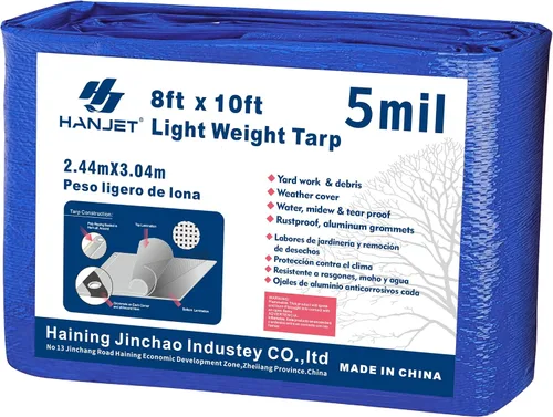 Miniatura 20 de lona impermeable duradera para cubierta, para camping, jardín, azul/verde militar, Verde