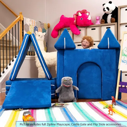 Miniatura 6 de Jaxx Zipline Playscape - Accesorio abatible, color cereza