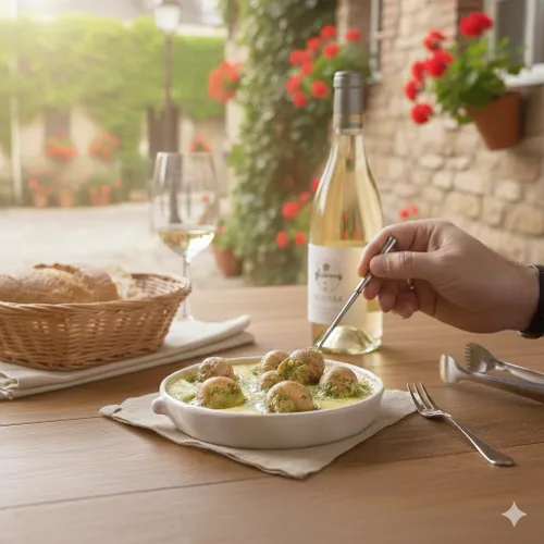 Miniatura 5 de Directamente de Francia Genuinamente Francesa, Caracoles Francés Helix Lucorum Enlatados, Aptos para Keto y Paleo, 2 docenas