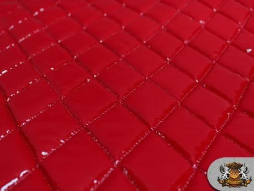 Miniatura 3 de Tela de espuma acolchada de vinilo rojo brillante con tapicería de espuma de 3/8 pulgadas
