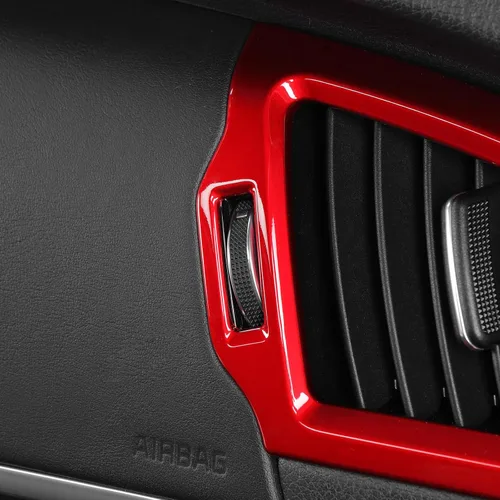 Miniatura 9 de YOUTOOCAR 2 cubiertas laterales de ventilación compatibles con accesorios Kia Stinger 2018-2023 (rojo)